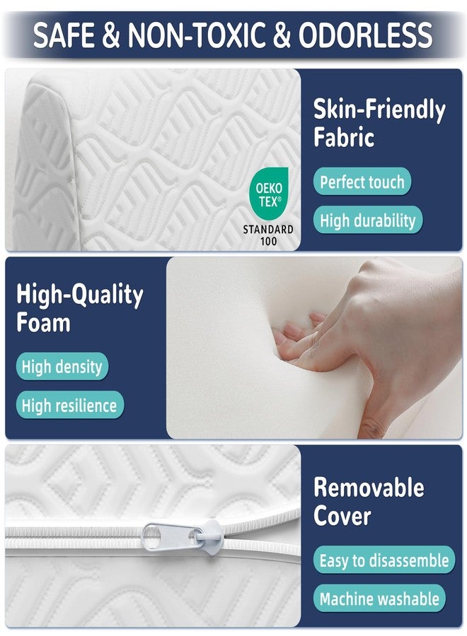 FigTime Bed Bumper for Toddlers, Foam Bed Rail for Toddlers, Toddler Bed Rail Bumper, Soft Safety Bed Guard Rail for Kids, Bed Side Rail for Twin, Full, Queen & King Beds (White, 59", 3-Bracket) - Image 3